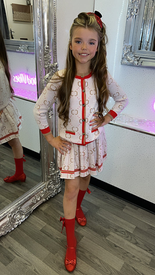 Lil Divas GG Woollen Cardigan Coord