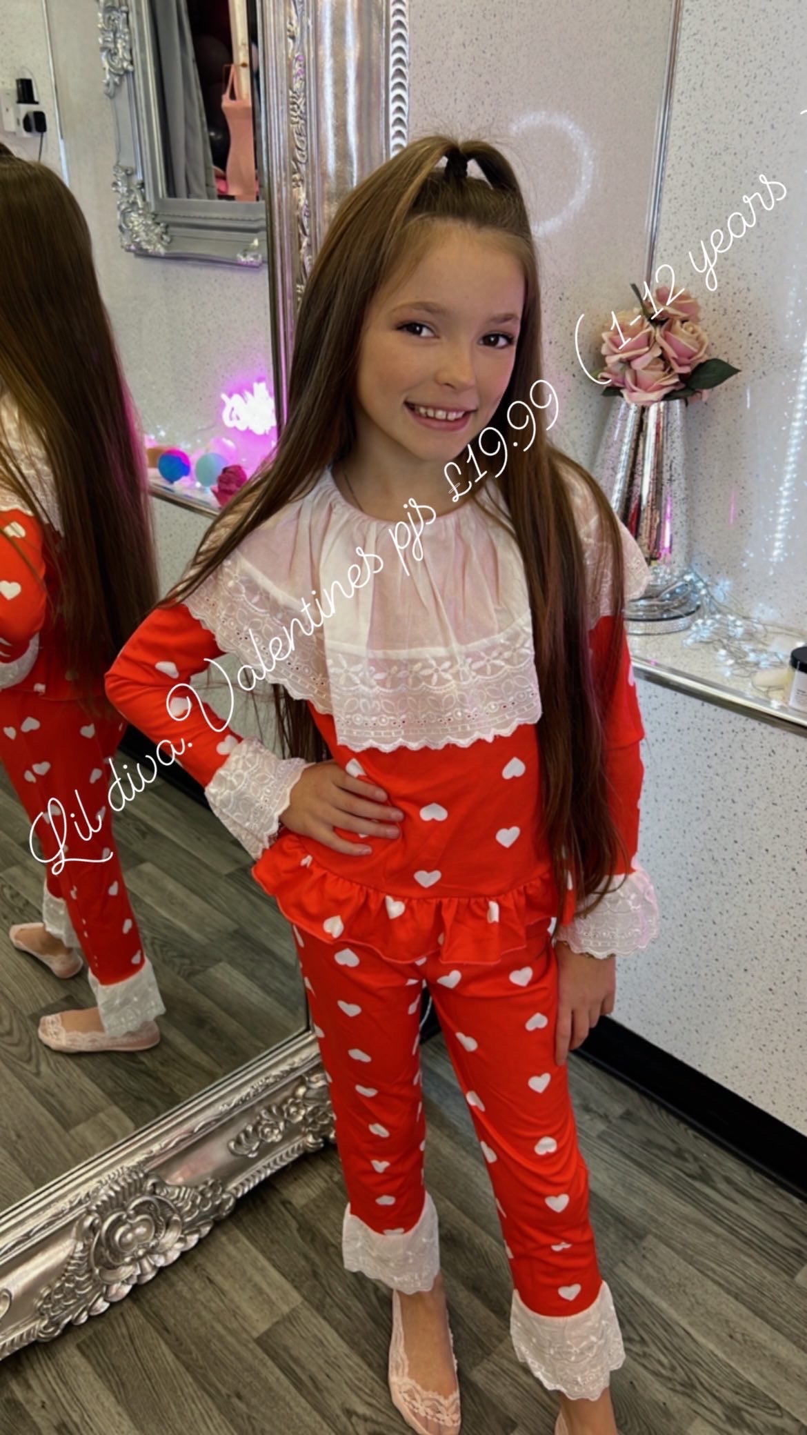 Lil Divas Red PJ's